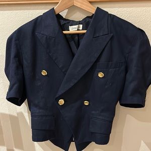 Navy summer short jacket